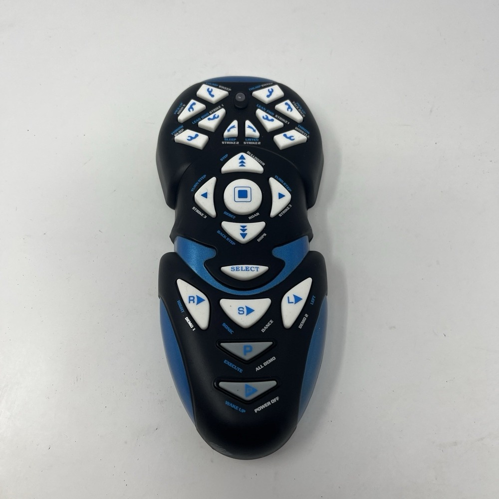 2004 WowWee Robosapien Black Blue Robot Remote Control OEM Tested